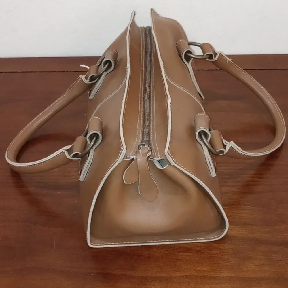 Caterina Lucchi Leather Baguette Handbag - NEW! - Picture 3 of 9